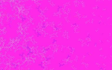 Açık mavi, yapay zeka ağlı kırmızı vektör deseni. Yapay zekanın bağlantı ve noktalarıyla soyut illüstrasyon. Poster ve teknoloji sembolü.