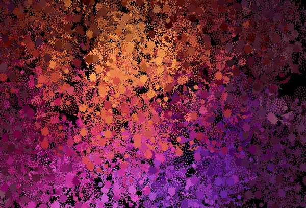 Темно Рожевий Жовтий Векторний Фон Абстрактними Формами Проста Барвиста Ілюстрація — стоковий вектор