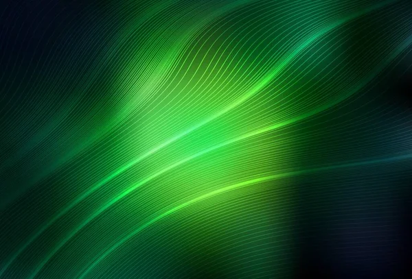 深绿色矢量模糊了发光抽象模板 色彩斑斓的抽象图解与渐变 全新的设计为您的业务 — 图库矢量图片