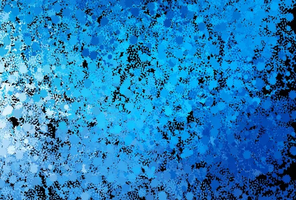 Fond Vectoriel Bleu Foncé Avec Des Formes Abstraites Illustration Avec — Image vectorielle