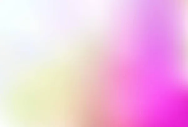Ανοιχτό Ροζ Κίτρινο Διάνυσμα Θολό Φόντο Μια Εντελώς Νέα Έγχρωμη — Διανυσματικό Αρχείο