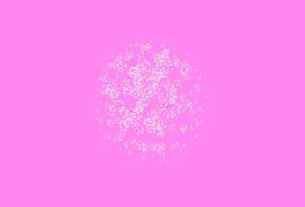 メンフィスの形をした明るいピンクのベクトル背景 抽象的なグラデーションのシンプルなカラフルなイラスト 名刺のモダンなデザイン — ストックベクタ