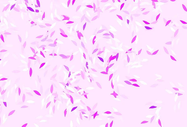 葉を持つ薄紫のベクトルドアの背景 葉と現代の幾何学的な抽象的なイラスト 携帯電話の背景のテンプレート — ストックベクタ