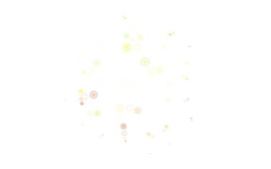 Kabarcıklı hafif turuncu vektör arka planı. Bulanık yağmur damlaları olan soyut bir çizim. İş ilanınız için tasarım.