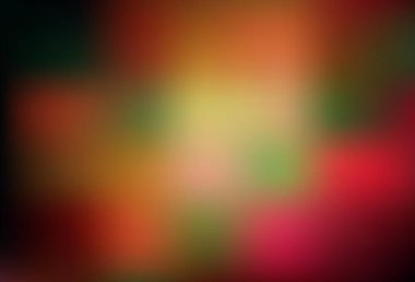 Koyu Turuncu vektör soyut parlak şablonu bulanıklaştırdı. Gradyan tasarımlı, soyut, ışıltılı çizimler. Web siteniz için bulanık tasarım.