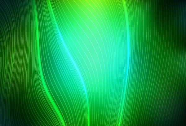 Vector Verde Oscuro Borrosa Plantilla Brillante Ilustración Colorida Brillante Estilo — Vector de stock