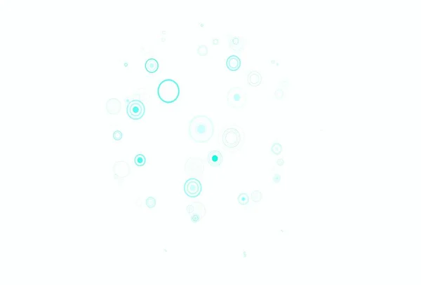 Светло Зеленый Векторный Отрезок Точками Абстрактная Иллюстрация Цветными Пузырями Стиле — стоковый вектор