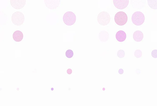 Fond Vectoriel Violet Clair Avec Bulles Design Décoratif Flou Dans — Image vectorielle