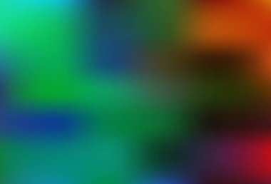 Açık mavi, kırmızı vektör parlak şablonu bulanıklaştırdı. Gradyan tasarımlı, soyut, ışıltılı çizimler. Tasarımlar için arka plan.