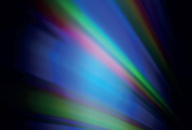 Koyu mavi, yeşil vektör renkli bulanık arkaplan. Gradyan ile modern soyut çizim. İşiniz için en iyi bulanık tasarım..