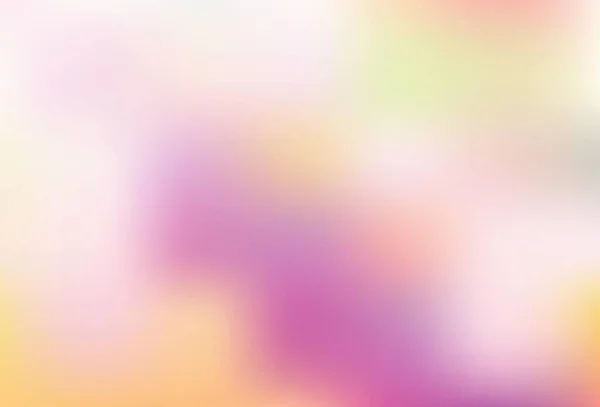 Светло Розовый Желтый Размытый Блеск Фоне Красочная Абстрактная Иллюстрация Градиентом — стоковый вектор