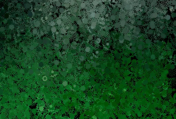 メンフィスの形をしたダークグリーンのベクトル背景 カラフルなランダムなフォームを持つ現代抽象的なイラスト 携帯電話の背景 — ストックベクタ