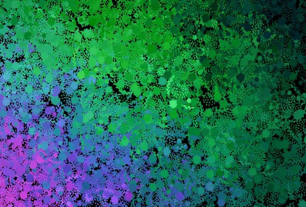深色粉红 绿色矢量背景与孟菲斯的形状 装饰设计的抽象风格与随机形式 手机的背景 — 图库矢量图片