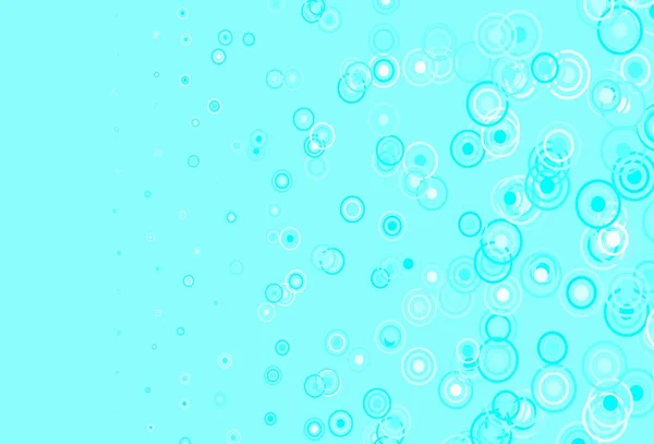 Texture Vectorielle Bleu Clair Avec Disques Lignes Illustration Abstraite Scintillante — Image vectorielle