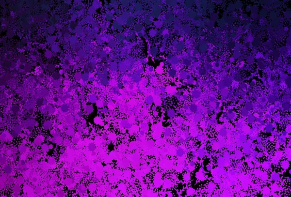 Plantilla Vectorial Dark Purple Con Formas Caóticas Diseño Decorativo Estilo — Vector de stock