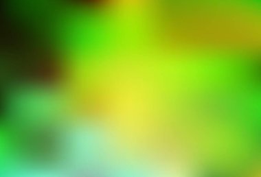 Açık yeşil, sarı vektör soyut düzeni. Gradyan ile modern soyut çizim. İşiniz için yeni tasarım.