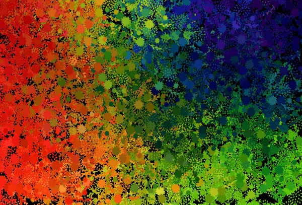 Modèle Vectoriel Multicolore Foncé Avec Des Formes Aléatoires Design Décoratif — Image vectorielle