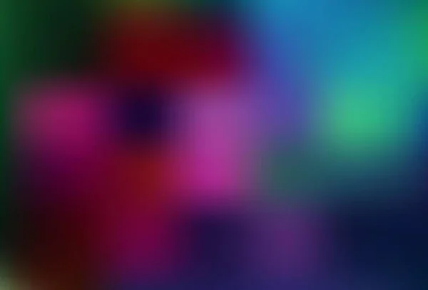 Тёмный Многоцветный Вектор Размыл Яркий Узор Творческая Иллюстрация Полутоновом Стиле — стоковый вектор