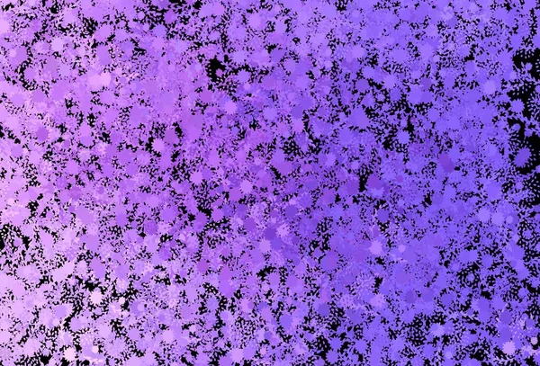 Modèle Vectoriel Violet Foncé Avec Des Formes Chaotiques Illustration Colorée — Image vectorielle
