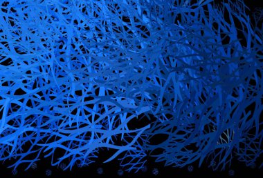 Çizgileri olan açık mavi vektör deseni. Alnında çizgiler olan soyut bir çizim. İşiniz için en renkli tasarım..