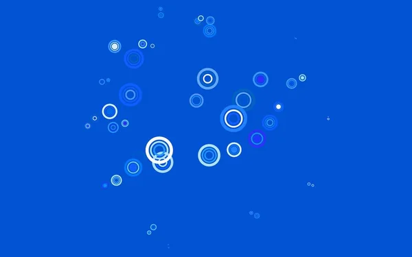 Rose Clair Fond Vectoriel Bleu Avec Des Taches Bulles Floues — Image vectorielle