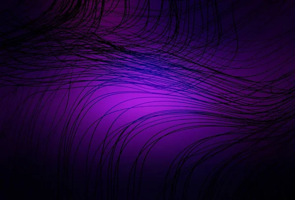 Dark Purple Plantilla Borrosa Vectorial Ilustración Abstracta Brillante Con Diseño — Vector de stock