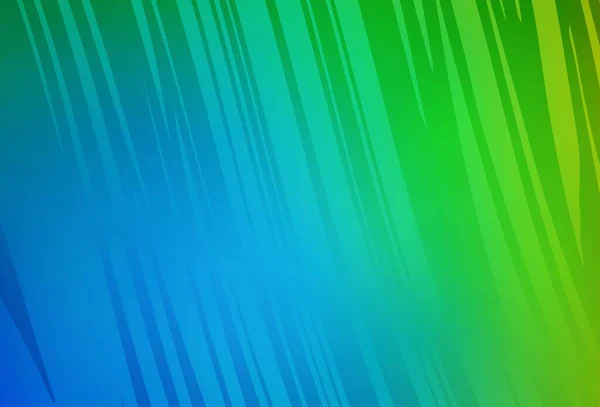 Bleu Clair Vecteur Vert Texture Abstraite Colorée Une Élégante Illustration — Image vectorielle