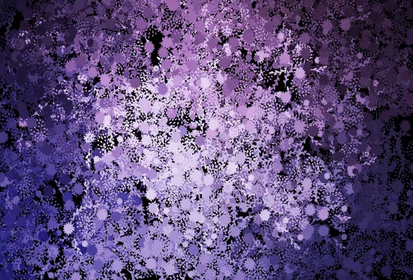 Темно Фиолетовый Векторный Фон Фасадами Красочные Хаотические Формы Градиентом Современном — стоковый вектор