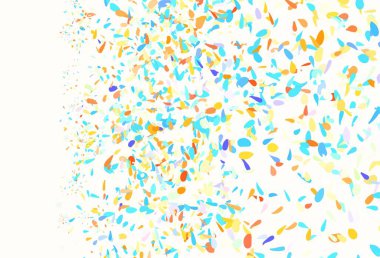 Açık mavi, sarı vektör karalama arkaplanı yapraklarla. Bulanık arkaplanda, gradyanı olan yapraklar. Duvar kağıtları, boyama kitapları için desen.