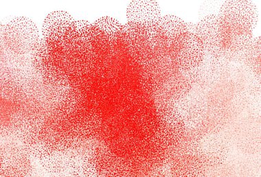 Küreli açık kırmızı vektör deseni. Renkli su damlaları olan modern soyut çizimler. Duvar kağıtlarının dokusu için desen.