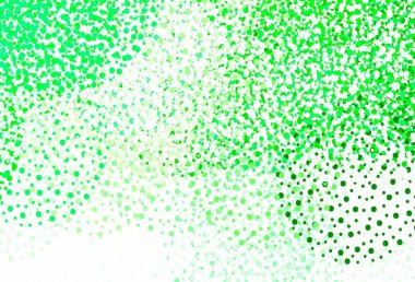 Lekeli açık yeşil vektör arka planı. Doğa tarzında renkli baloncuklu soyut illüstrasyon. Poster ve web siteleri için tasarım.
