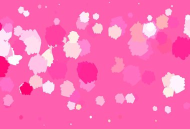 Memphis şekilli açık kırmızı vektör arkaplanı. Soyut tarzda rengarenk gradyan şekilleri olan bir resim. Web siteniz için basit tasarım.