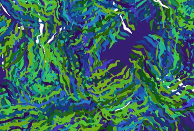 Wry çizgileri olan koyu renkli vektör arkaplanı. Soyut tarzda gradyan çizgilerle akıllı illüstrasyon. Broşürler, broşürler için doku.