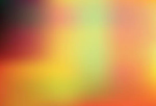 Light Orange Vektor Verschwommen Glanz Abstrakte Textur Abstrakte Farbenfrohe Illustration — Stockvektor