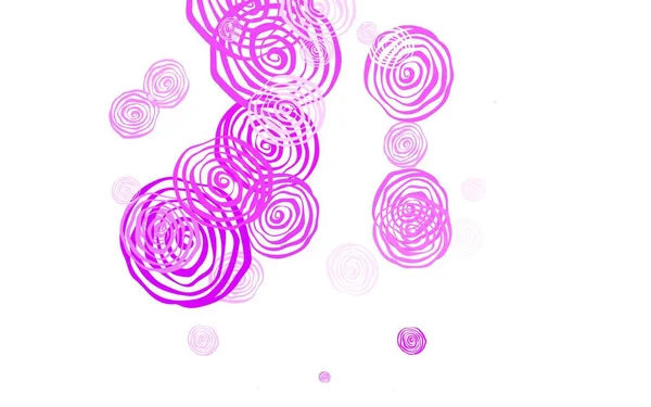 Vecteur Violet Clair Motif Abstrait Avec Des Roses Illustration Avec — Image vectorielle