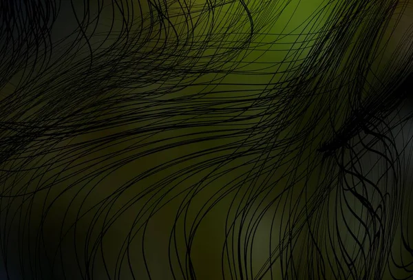 Mørkegrøn Gul Vektor Sløret Skinne Abstrakt Tekstur Glimrende Abstrakt Illustration – Stock-vektor