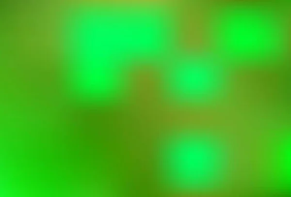 浅绿色 黄色矢量抽象模糊布局 用渐变设计的闪光抽象图解 一本名著的精美背景 — 图库矢量图片