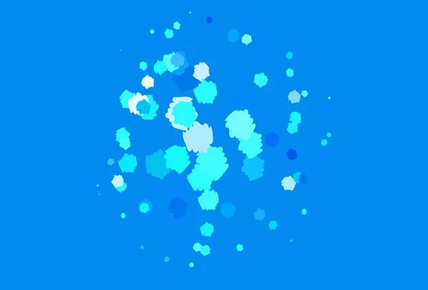 Modèle Vectoriel Bleu Clair Avec Des Formes Aléatoires Illustration Avec — Image vectorielle