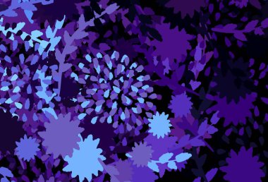 Koyu pembe, rastgele şekilli mavi vektör deseni. Rastgele şekillerle soyut tarzda dekoratif tasarım. Web siteniz için basit tasarım.