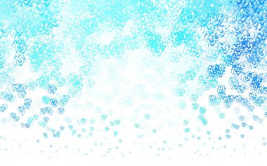 Bükülmüş çizgileri olan hafif BLUE vektör arkaplanı. Alnında çizgiler olan soyut bir çizim. Marka kitabı için şık bir desen.