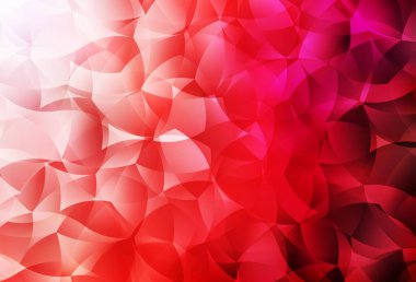 Açık kırmızı vektör düşük polimerli doku. Zarif üçgenleri olan soyut çizimler. İşiniz için en iyi üçgen tasarım.