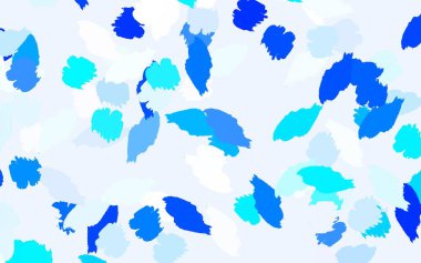 Soyut şekilli hafif BLUE vektör arkaplanı. Soyut gradyan şekilli basit renkli çizimler. Bir cep telefonu için arka plan.