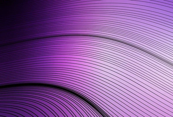 Светло Фиолетовый Розовый Векторный Узор Изогнутыми Линиями Блестящие Абстрактные Иллюстрации — стоковый вектор