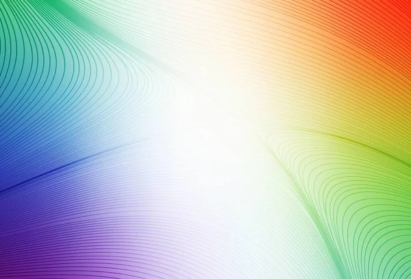 Luz Multicolor Vector Fondo Con Líneas Iris Una Muestra Con — Vector de stock