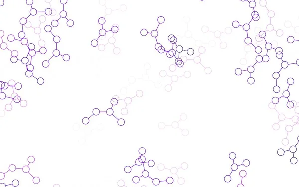 Light Purple Sfondo Vettoriale Con Forme Intelligenza Artificiale Illustrazione Brillante — Vettoriale Stock