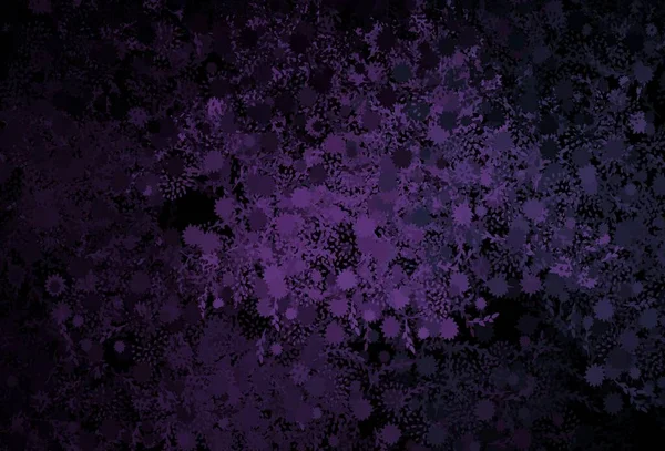 Темно Фиолетовый Вектор Искушает Хаотичными Цветами Красочные Хаотические Формы Градиентом — стоковый вектор