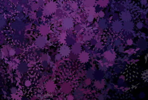 Темно Фиолетовый Векторный Фон Фасадами Иллюстрация Красочными Градиентными Формами Абстрактном — стоковый вектор