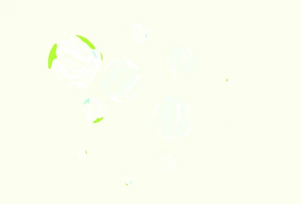 Светло Зеленый Желтый Векторный Фон Мокрыми Линиями Яркая Иллюстрация Состоящая — стоковый вектор