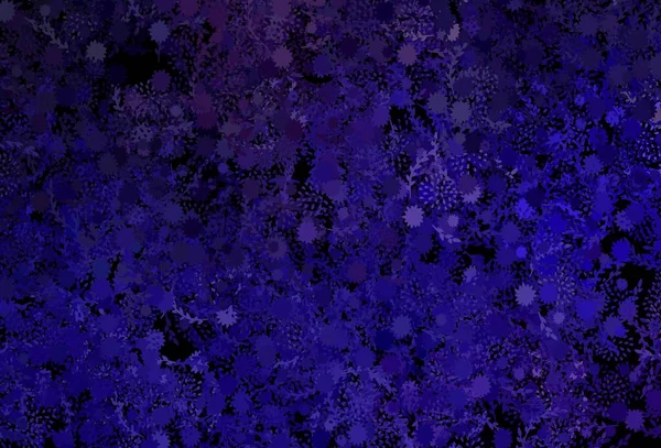 Dark Purple Fondo Vectorial Rosa Con Formas Memphis Ilustración Abstracta — Vector de stock