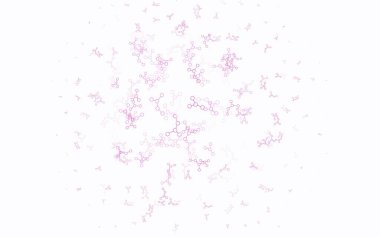 Açık Mor, Pembe vektör arkaplan ve yapay zeka verileri. Soyut şablondaki yapay zeka şekilleriyle parlayan illüstrasyon. Siber yeniliklerin tasviri için tasarım.